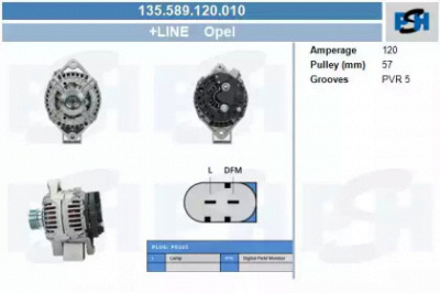 CV PSH 135589120010 -  Генератор